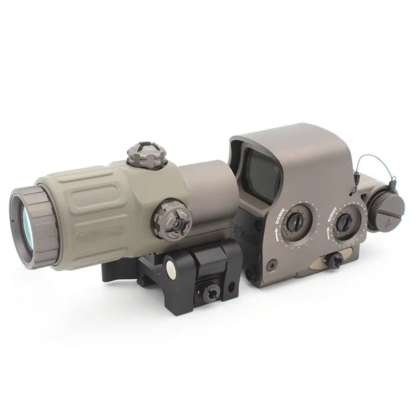 2023 Hotselling 558 Red Dot Holographic Sight With G33 3X Magnifier Sight Scope Factory FDE Combo Mil Spec Markings