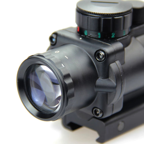 3.5X30 Prism Scope Red Green Blue Glass Etched Rapid Range Scope