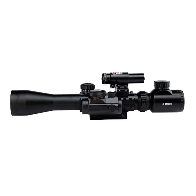 Hotselling Combo Scope C3-9X40EG COMBO Dual Illumination,Red Laser,Red&Green Dot Sight Optical Scopes