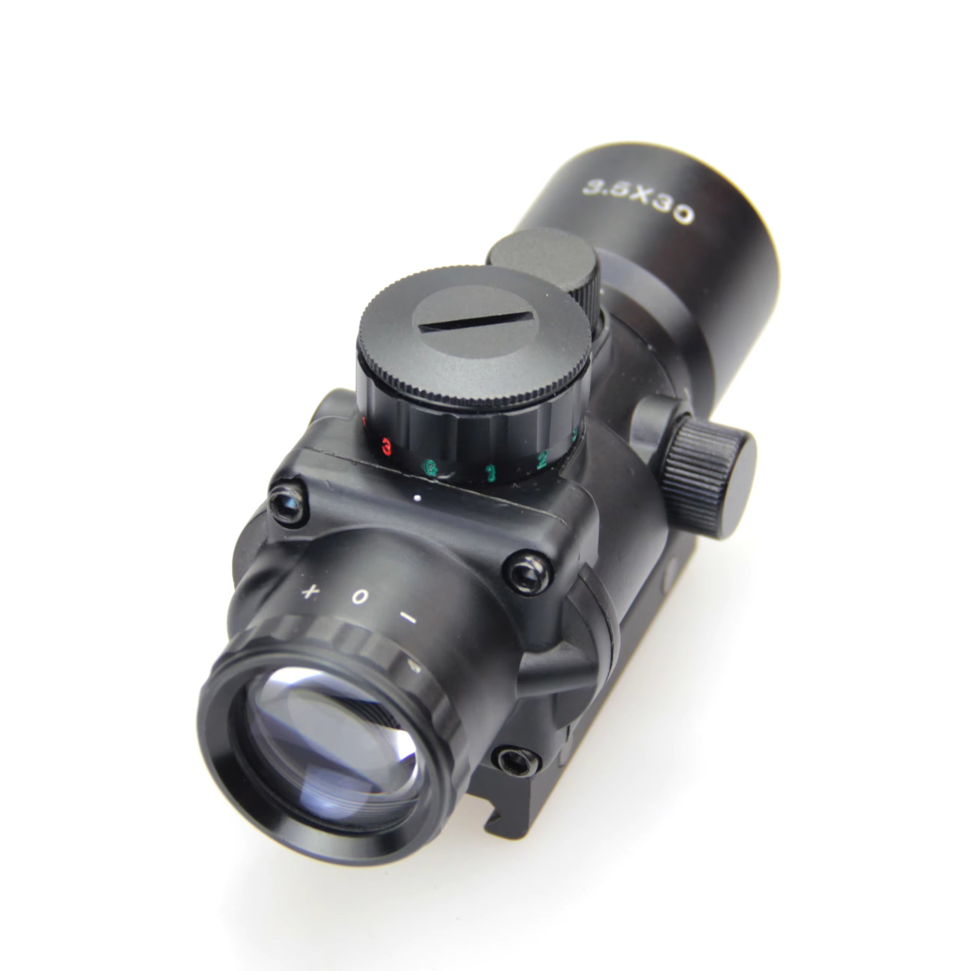 3.5X30 Prism Scope Red Green Blue Glass Etched Rapid Range Scope