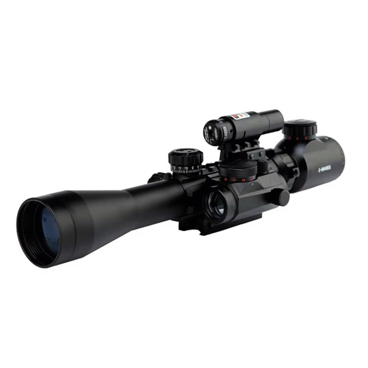 Hotselling Combo Scope C3-9X40EG COMBO Dual Illumination,Red Laser,Red&Green Dot Sight Optical Scopes