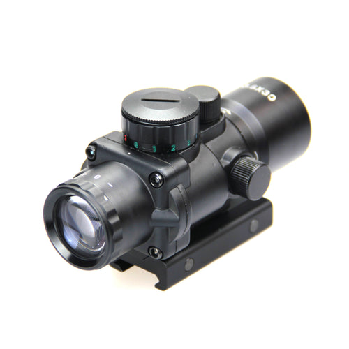 3.5X30 Prism Scope Red Green Blue Glass Etched Rapid Range Scope